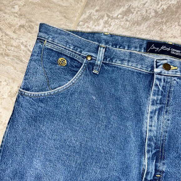 Wrangler George Strait Cowboy Cut Jeans Mens 42x32 - Picture 7 of 8